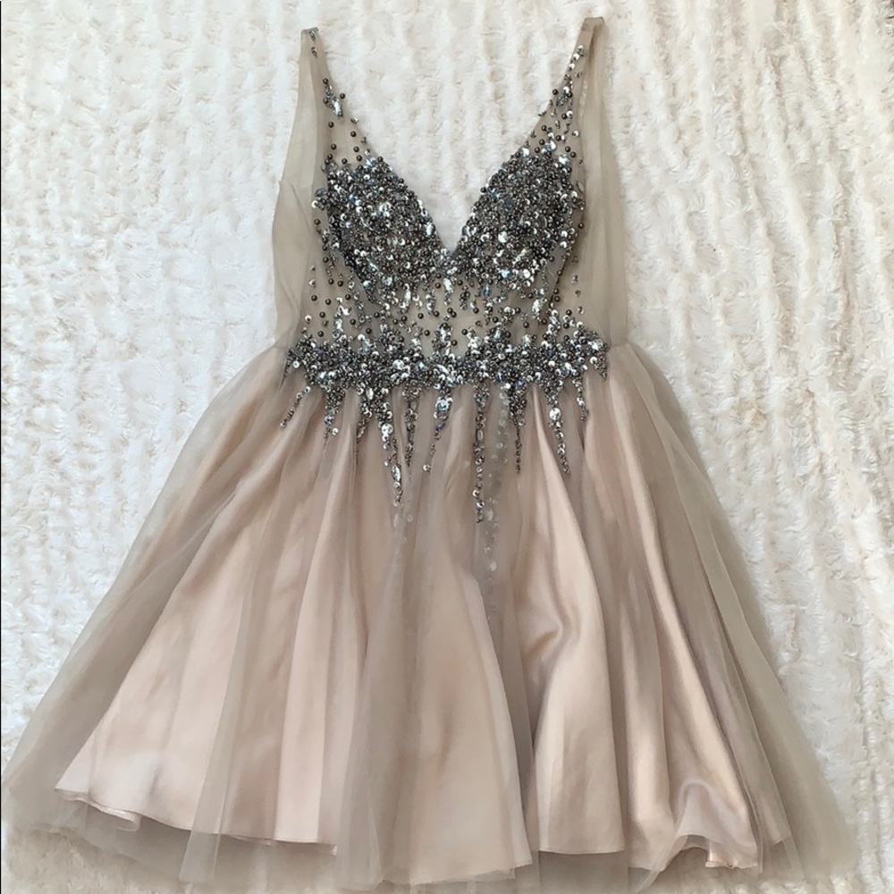 Brand New Beaded Homecoming Dress